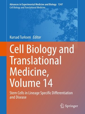 cover image of Cell Biology and Translational Medicine, Volume 14